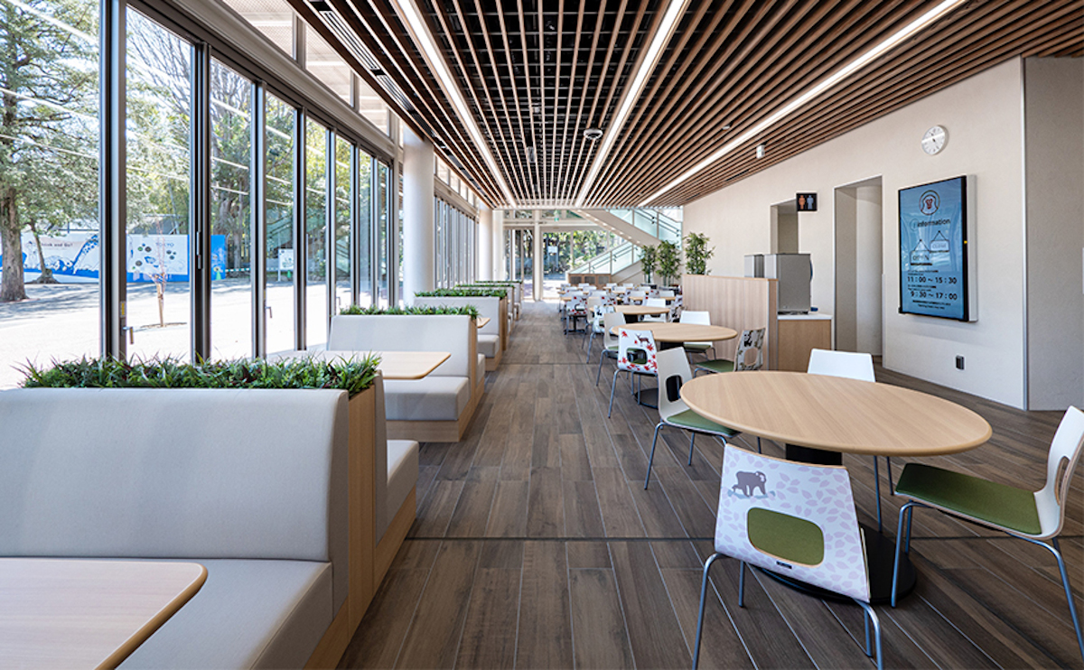 上野動物園東園無料休憩所 実績紹介 株式会社ユニバァサル設計