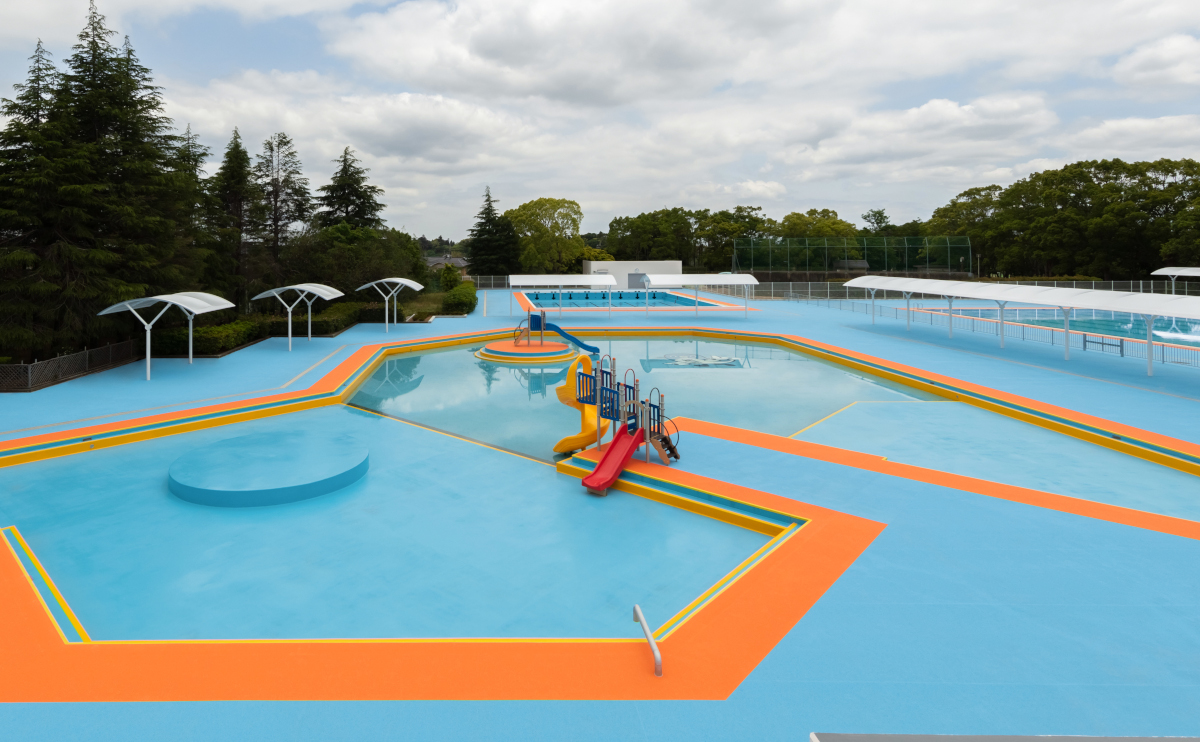 中台運動公園水泳プール管理棟 実績紹介 株式会社ユニバァサル設計
